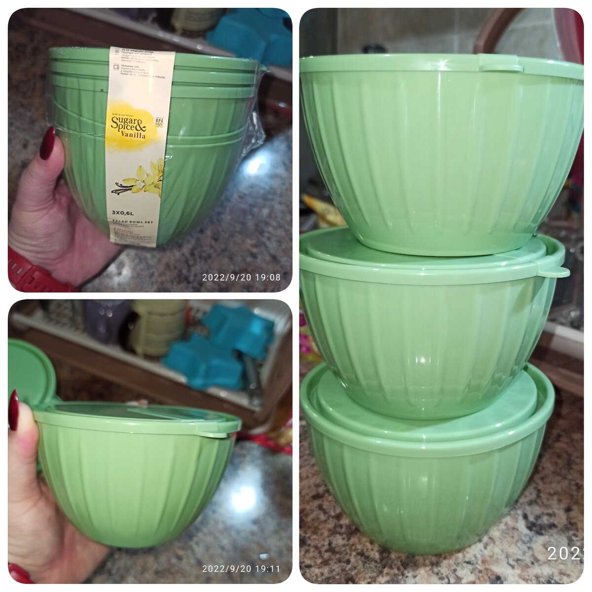 Салатники с крышечкой, прЭлесть