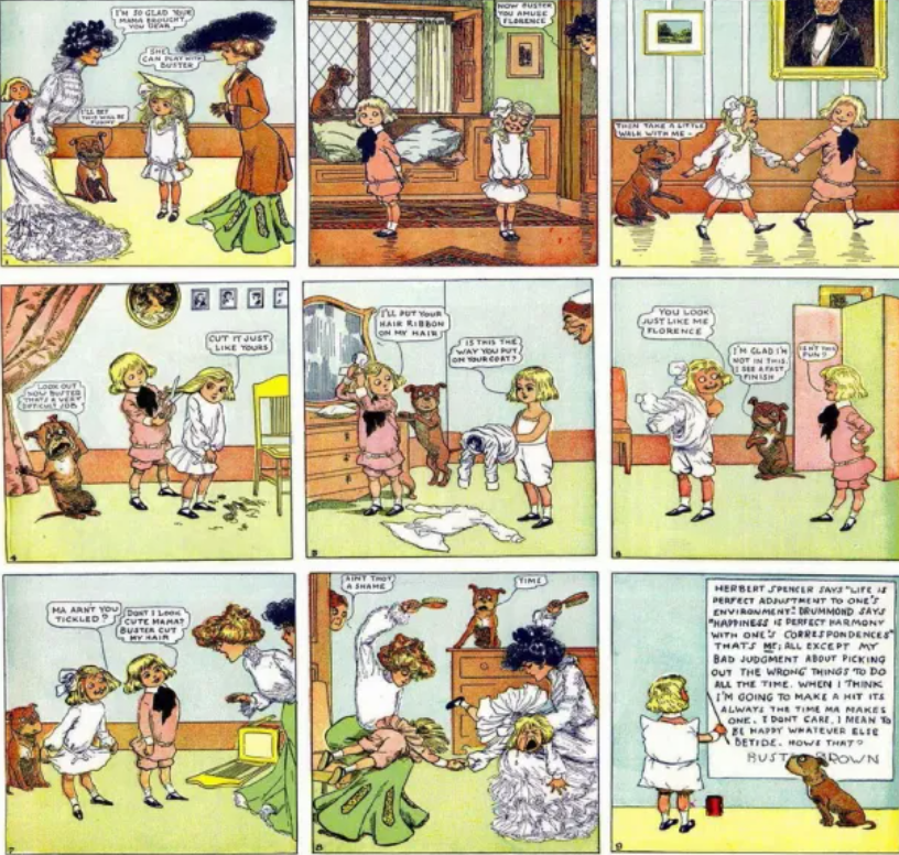 Приключения Бастера Брауна и его сестренки Мэри Джейн. 
