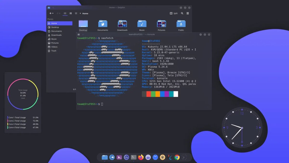 Linux — это красиво! // восемь KDE Plasma тем для вашего десктопа | The  Geek Wolf | Дзен