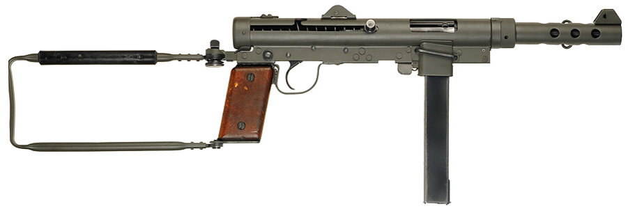 Шведский пистолет-пулемет Карл Густаф М45.