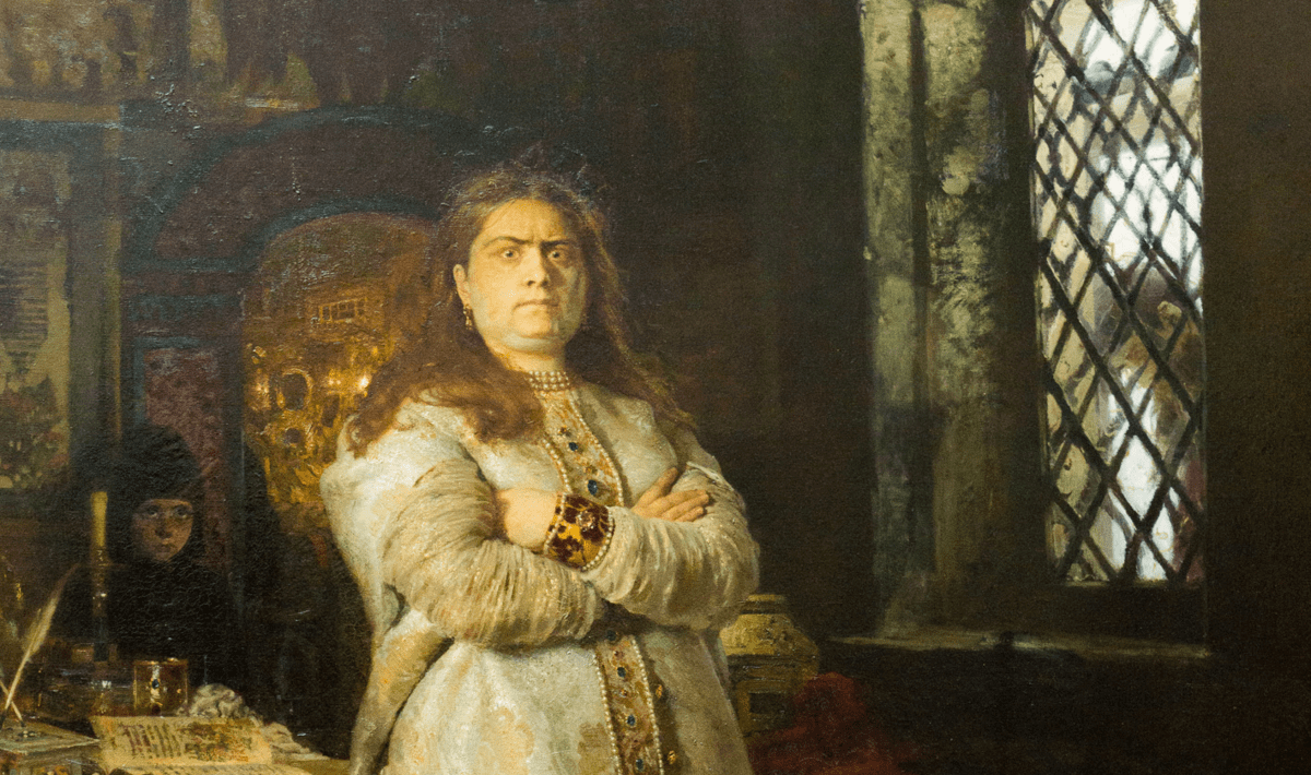 фрагмент картины Репина