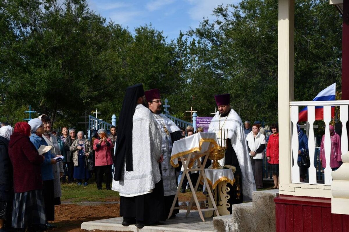  📷    В Тоцком освятили часовню, которую построил Алексей Черкашин в память о сыне — бойце СВО Кристина Просвиркина