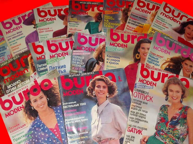 Журнал Burda Moden в 1980-е произвёл в бывшем СССР эффект разорвавшейся бомбы.  Оно и понятно...