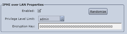 Настройка Encryption Key для ipmitool.
