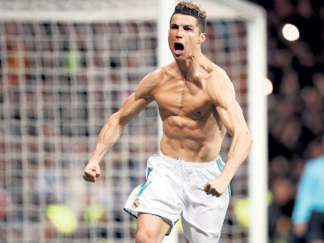 Криштиану Роналду, думаю его знают все. Взято с яндекс картинок.