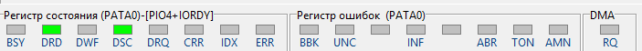 Рис. 2 Индикаторы DRD DSC означают готовность к принятию команд.