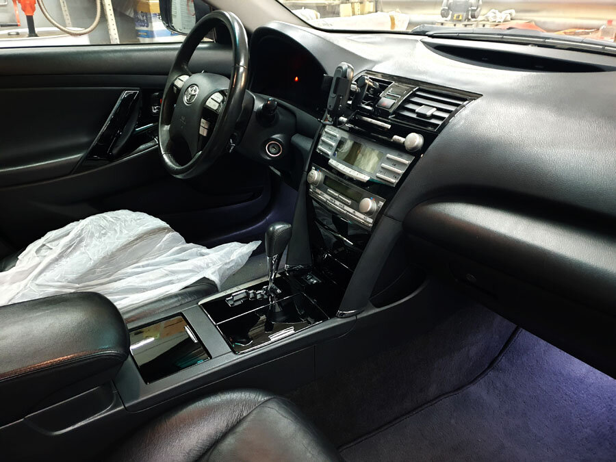 Купить Бампер передний в стиле Lexus для Toyota Camry 40 (09-12г) Установка во В