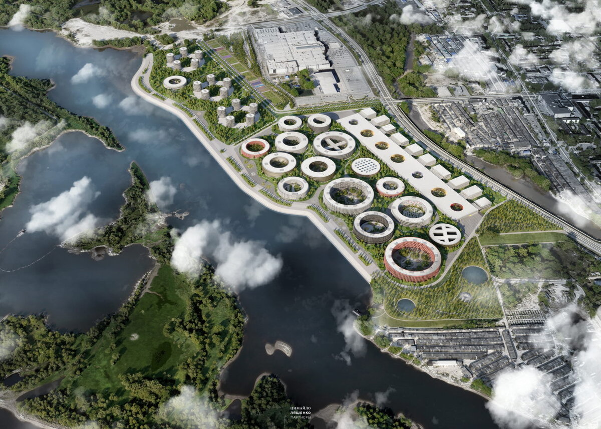 Один из проектов будущего научно-технического комплекса в Сургуте. Он разрабатывается архитектурными бюро со всего мира!