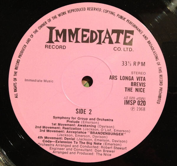 Британский клавишник и композитор Кит Эмерсон ещё до эпохи Emerson, Lake & Palmer играл в группе The Nice.