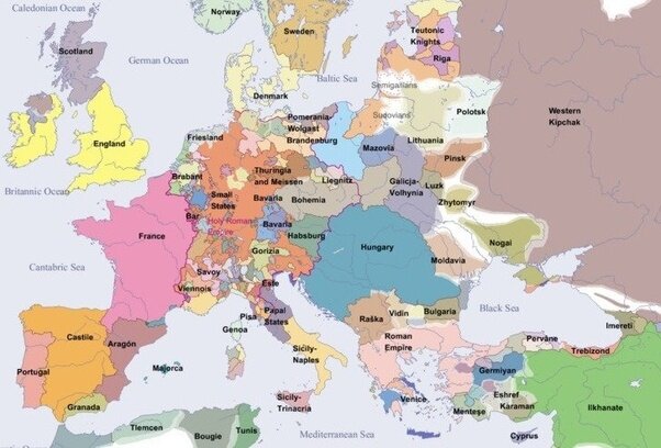 Какие страны больше не существуют в Европе?