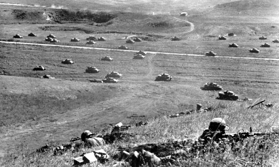 Немецкая танковая группировка в предгорьях Кавказа