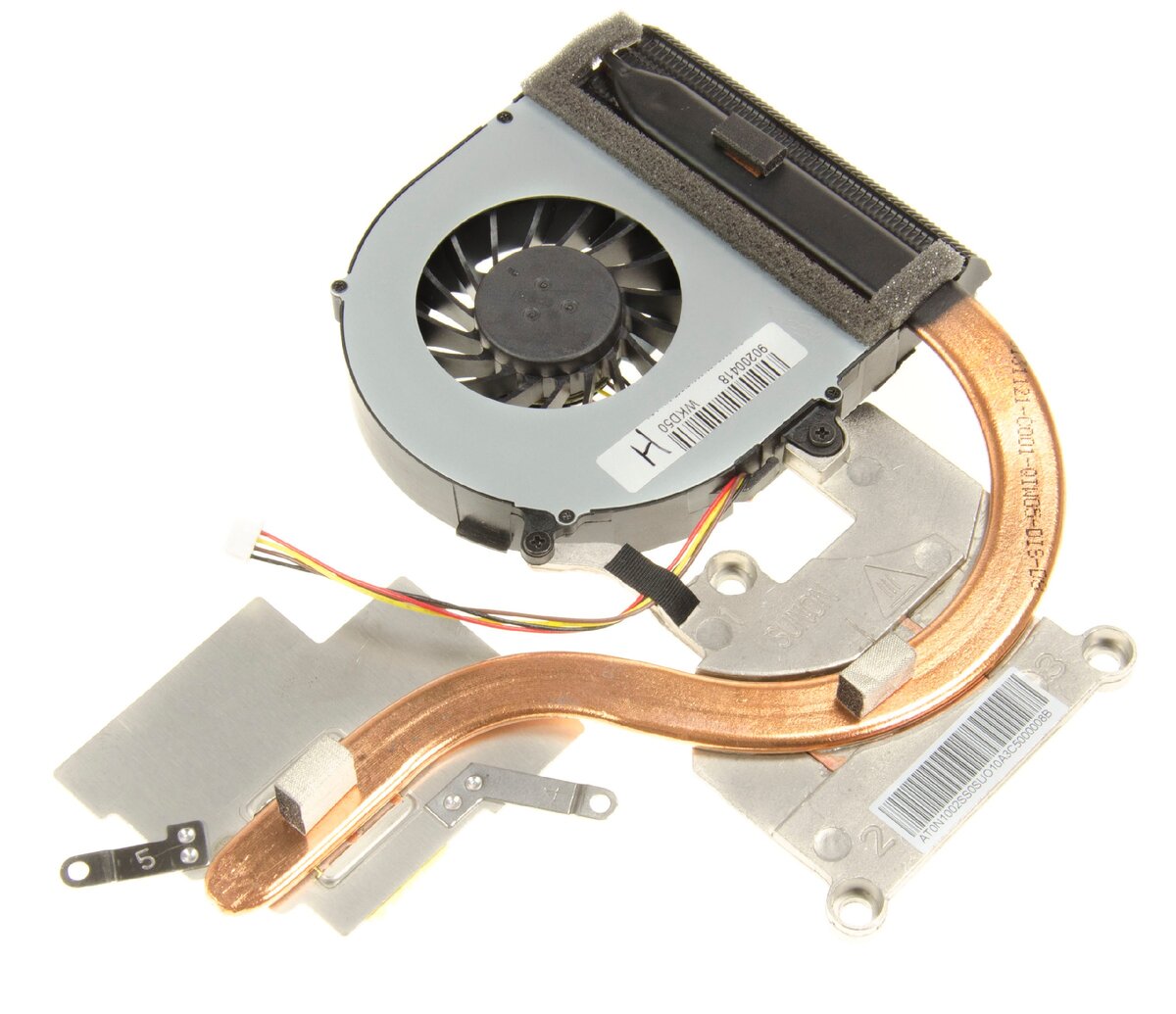 Вот собственно и система охлаждение ноутбука