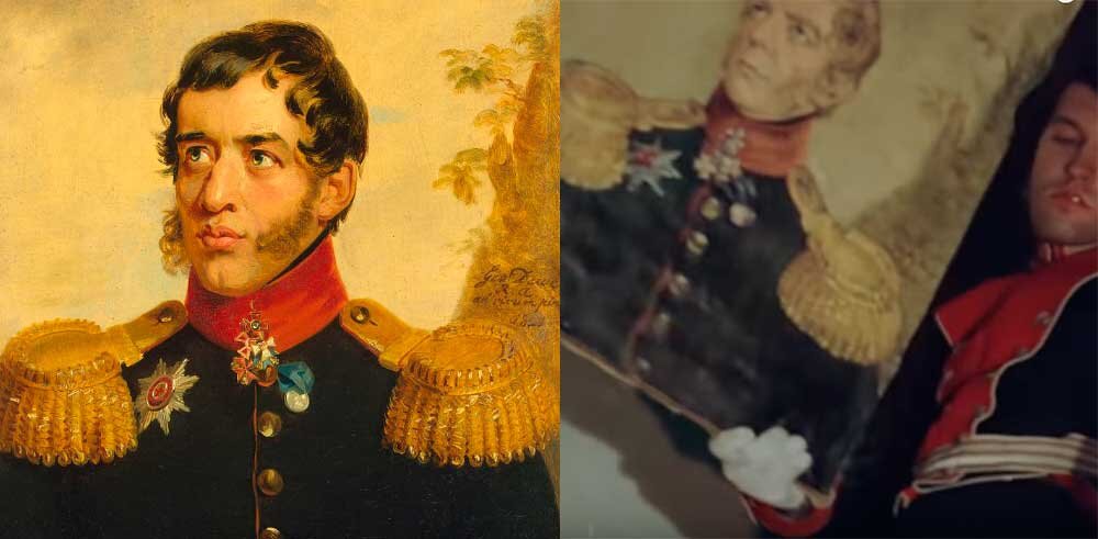 Портрет князя Волконского и снятие портрета Олега Стриженова