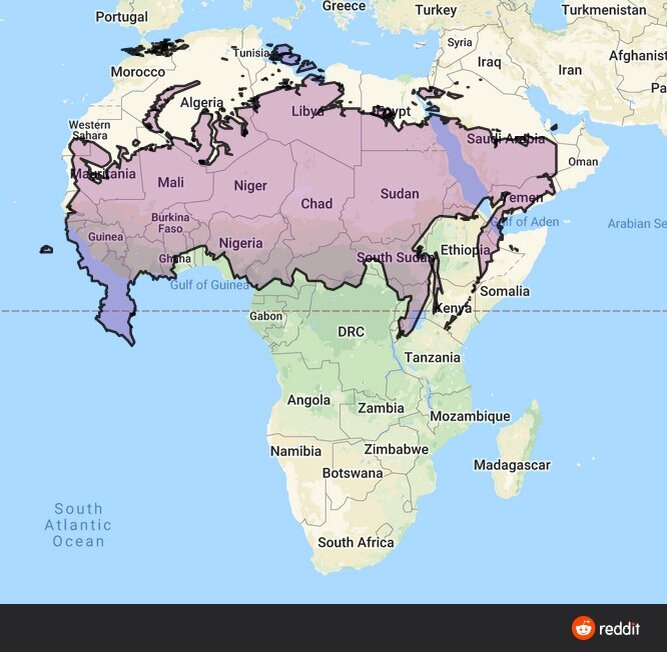 Размер африки и россии. Россия на карте Африки. Площадь Африки и России.