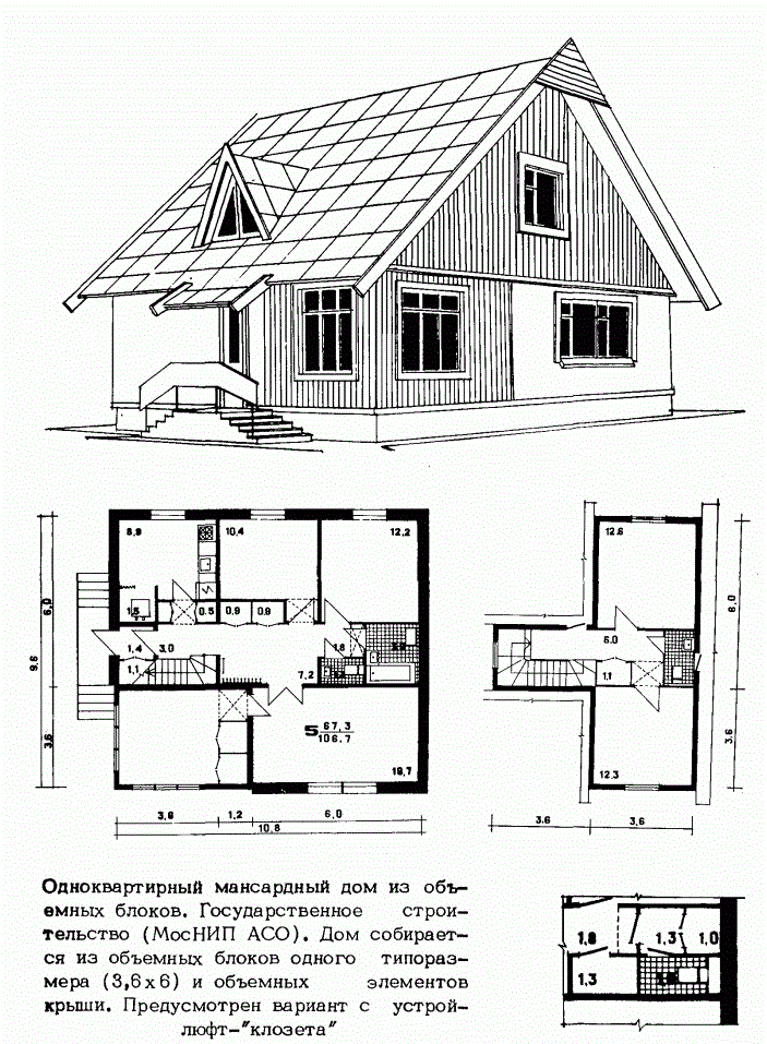 Типовой проект частного дома