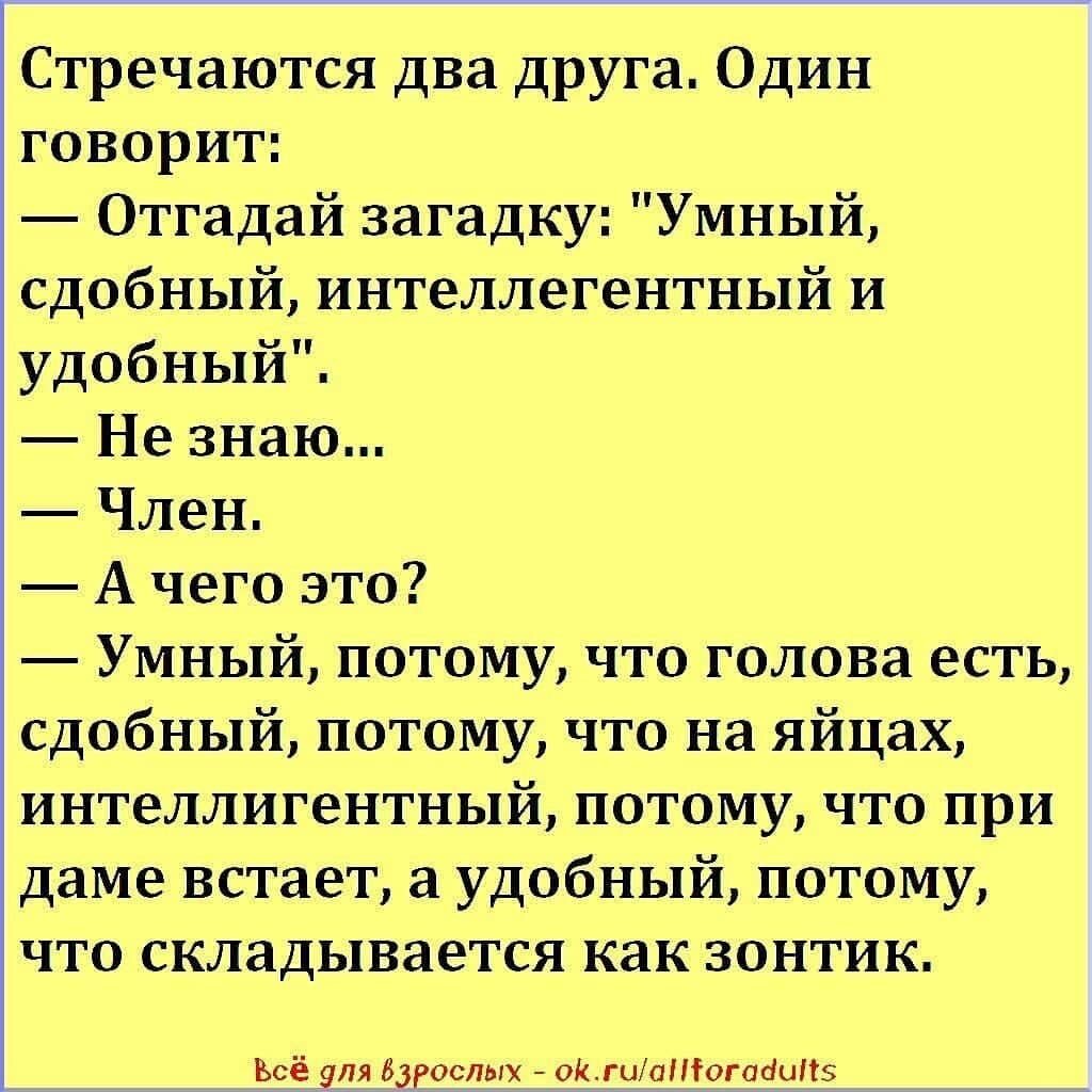 пошлые анекдоты