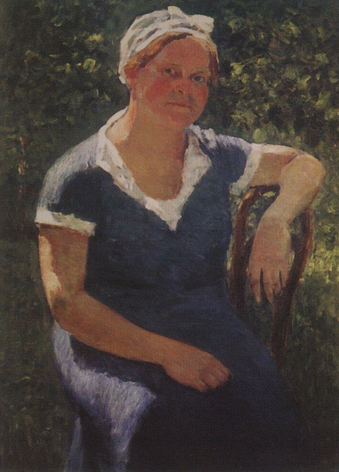 Грабарь И.Э., «Портрет Валентины Михайловны Грабарь,жены художника»,1931