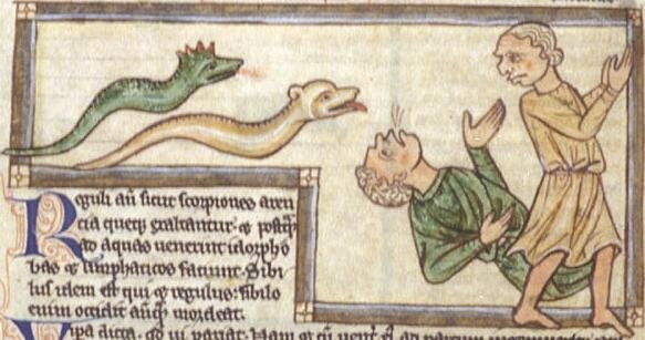 Рукопись Британской библиотеки MS Harley 3244, fol. 59v. bestiary.us/files/images/Harley3244f.59vb.jpg