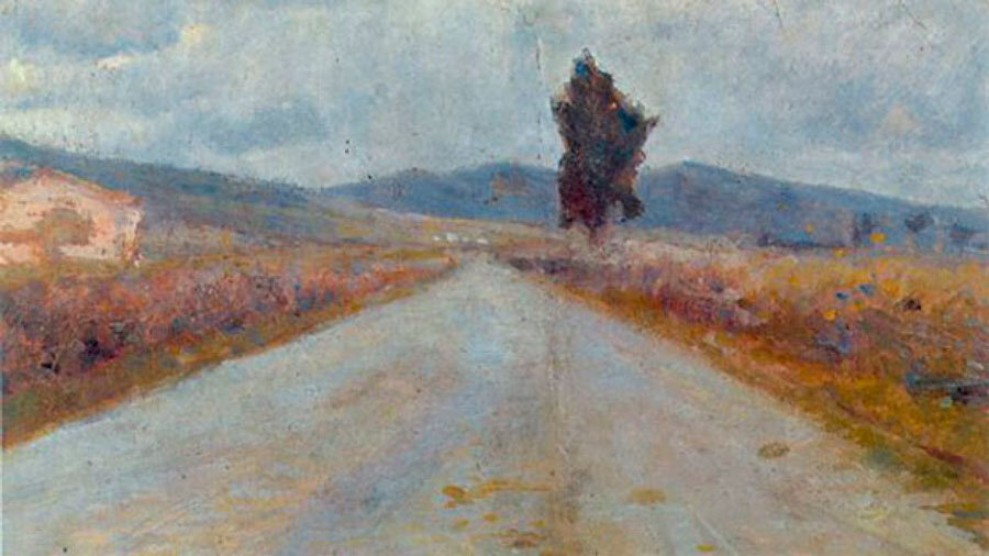 Амедео Модильяни. Тосканская дорога, 1899