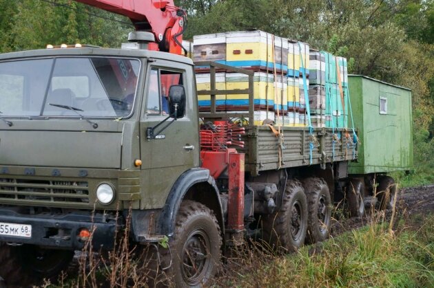 Тележка для перевозки ульев