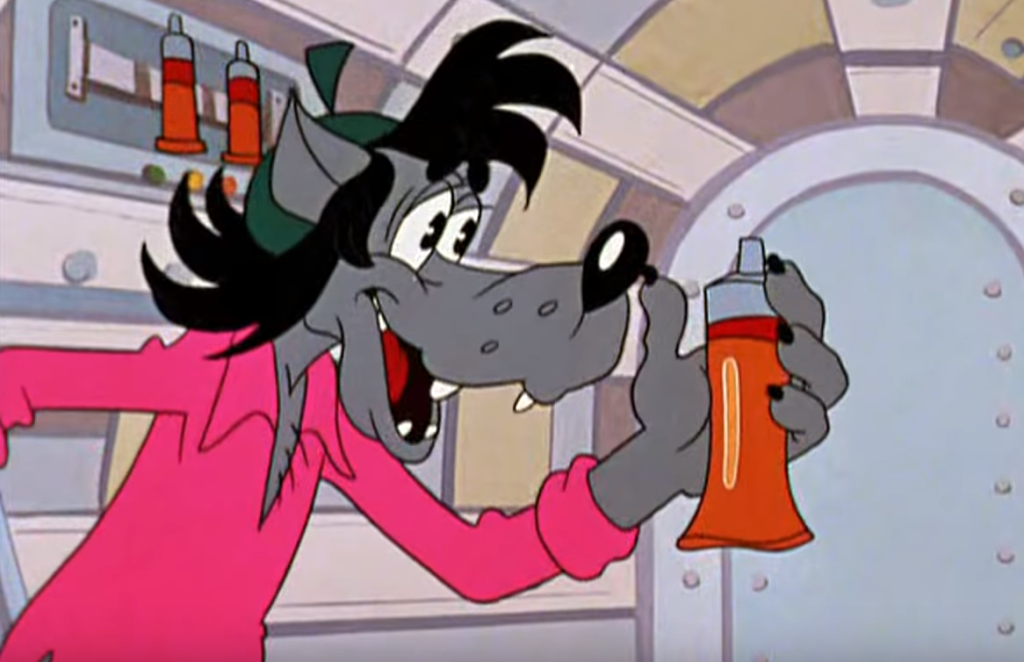 Кадр из мультфильма "Ну, погоди"