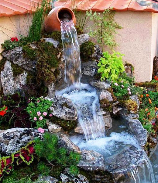 Водопад своими руками на даче и в саду - пошаговое руководство