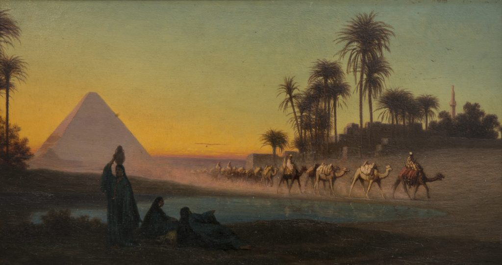 Великая Пирамида де Гизе (The Great Pyramid of Giza) , Чарльз Теодор Фрэр (1814-1888). ©Музей Исламского Искусства, Малайзия