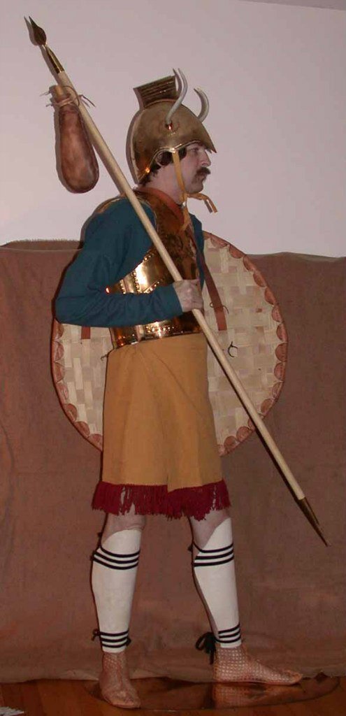 Микенский копейщик. XII в до н. э.