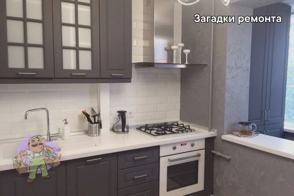 Объединенная кухня с лоджией (фото vk.com)