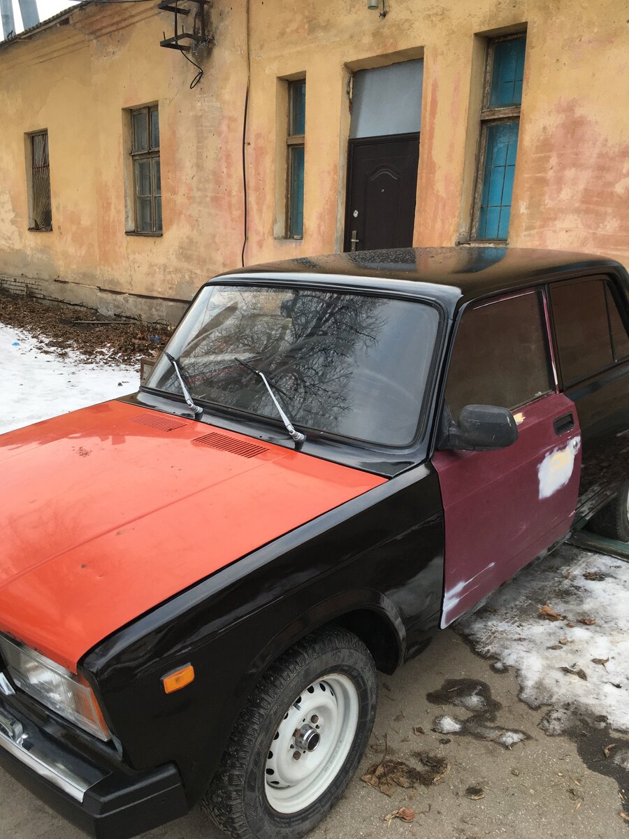 Покраска ВАЗ 2107 В хамелеон