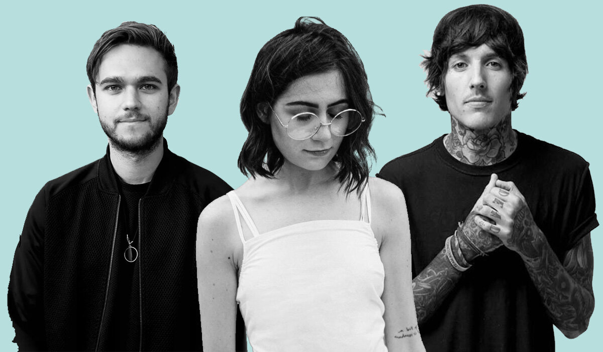 Zedd, dodie, Oliver Sykes (Bring Me The Horizon)