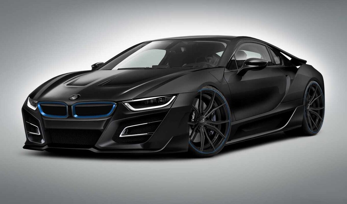 БМВ i8 серая