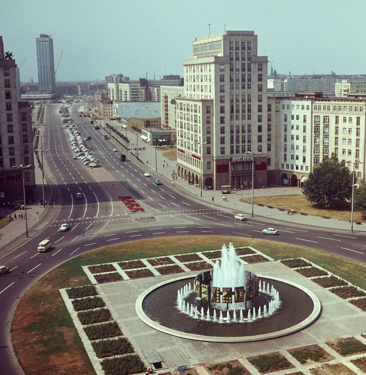 Strausberger platz, ГДР, 1970 г.