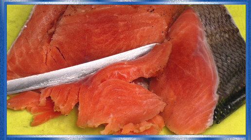 Солим красную рыбу к новому году, кета, горбуша в ткани , рецепт из ...