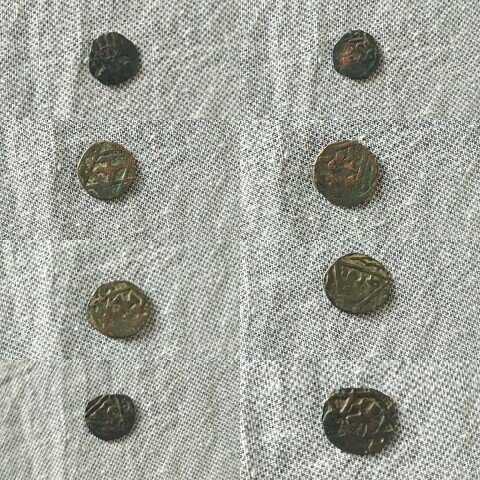 Пулы Хана Узбека с Орлом. Из личной коллекции А.А. Черёмина.