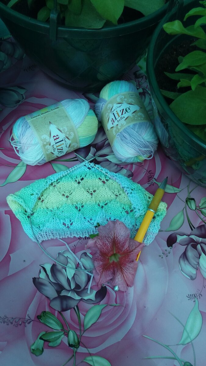 Пробую новый узор