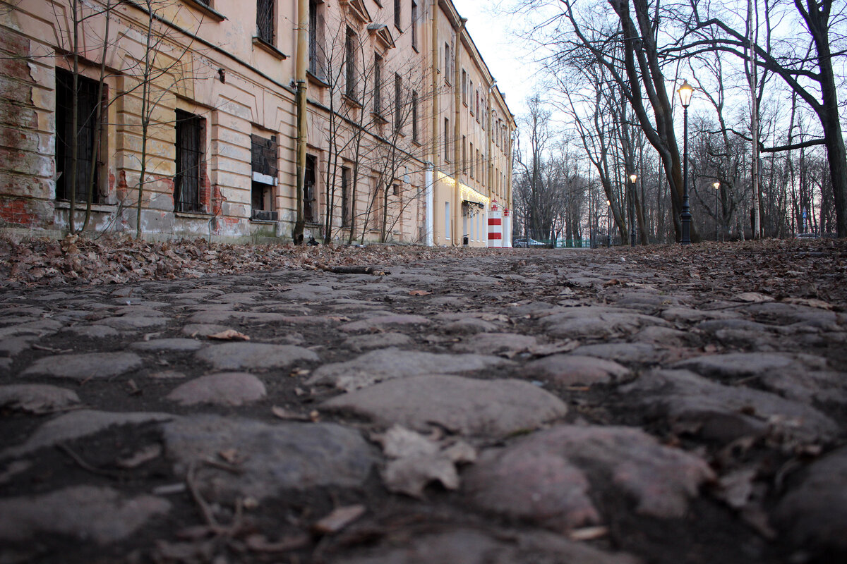 Старинная булыжная дорога в заброшенном уголке Кронштадта. В какое время  положили эти камни? | Олег Еверзов | Дзен