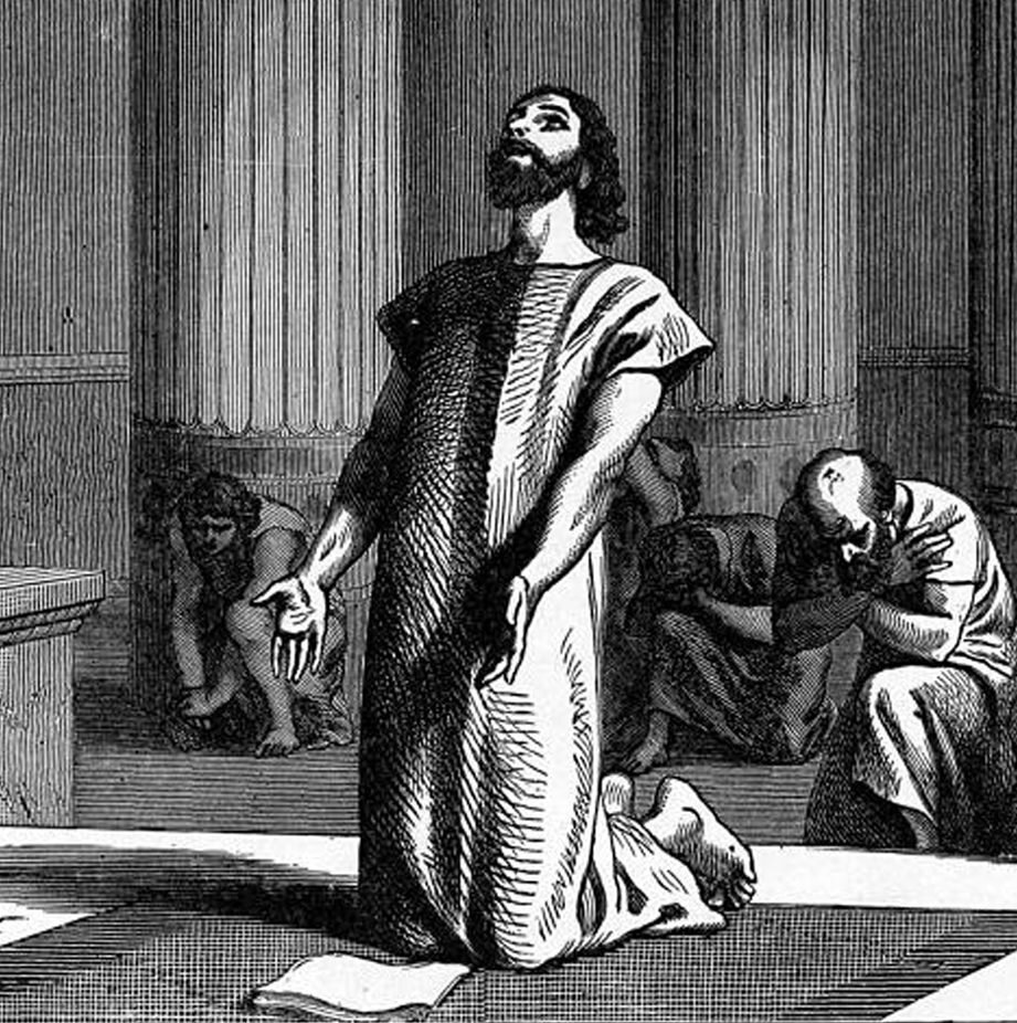 Царь Езекии молится Богу | За иллюстрацию спасибо сайту: jesustoday.info