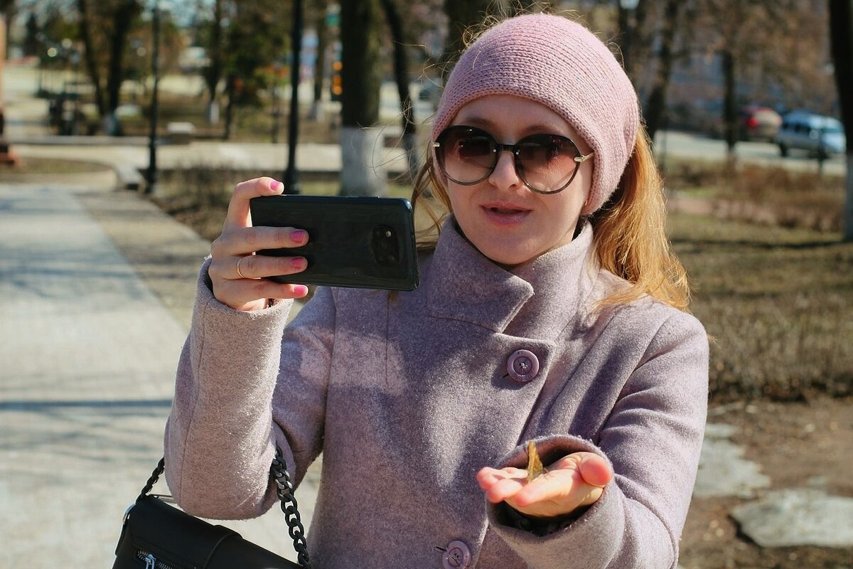 Бабочка на руках