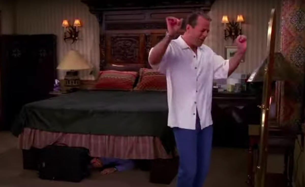 ScreenShot from the episode of"Friends" TV series