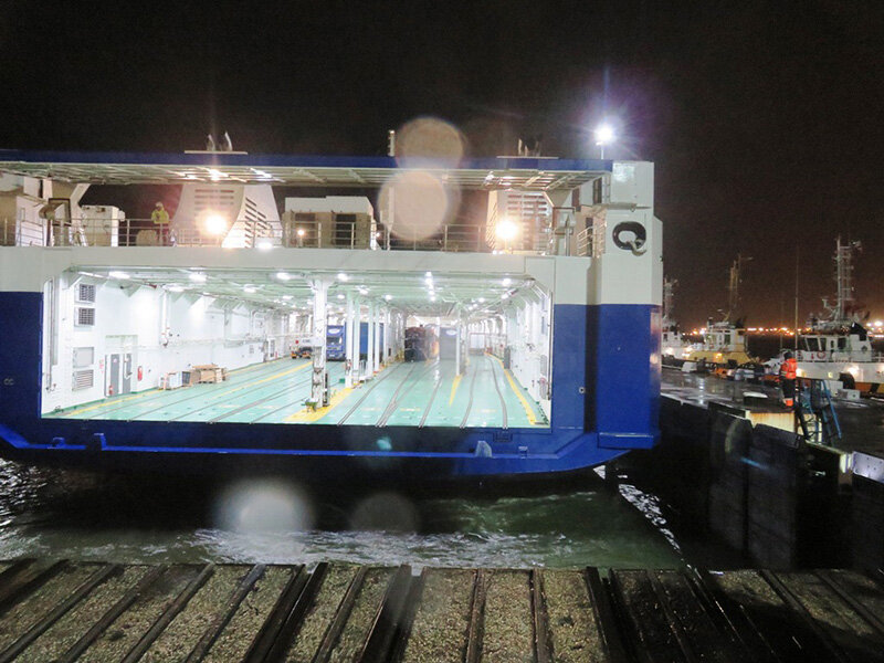 "Генерал Черняховский" стал вторым в серии паромов проекта CNF19M, построенный в кооперации Невского судостроительно-судоремонтного завода (входит в ОСК) и турецкой верфи Kuzey Star Shipyard