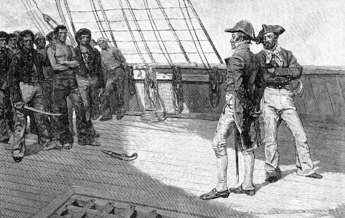 У моряка поймали жену на судне, а он убедил команду поднять бунт, что бы сохранить себе и жене жизнь