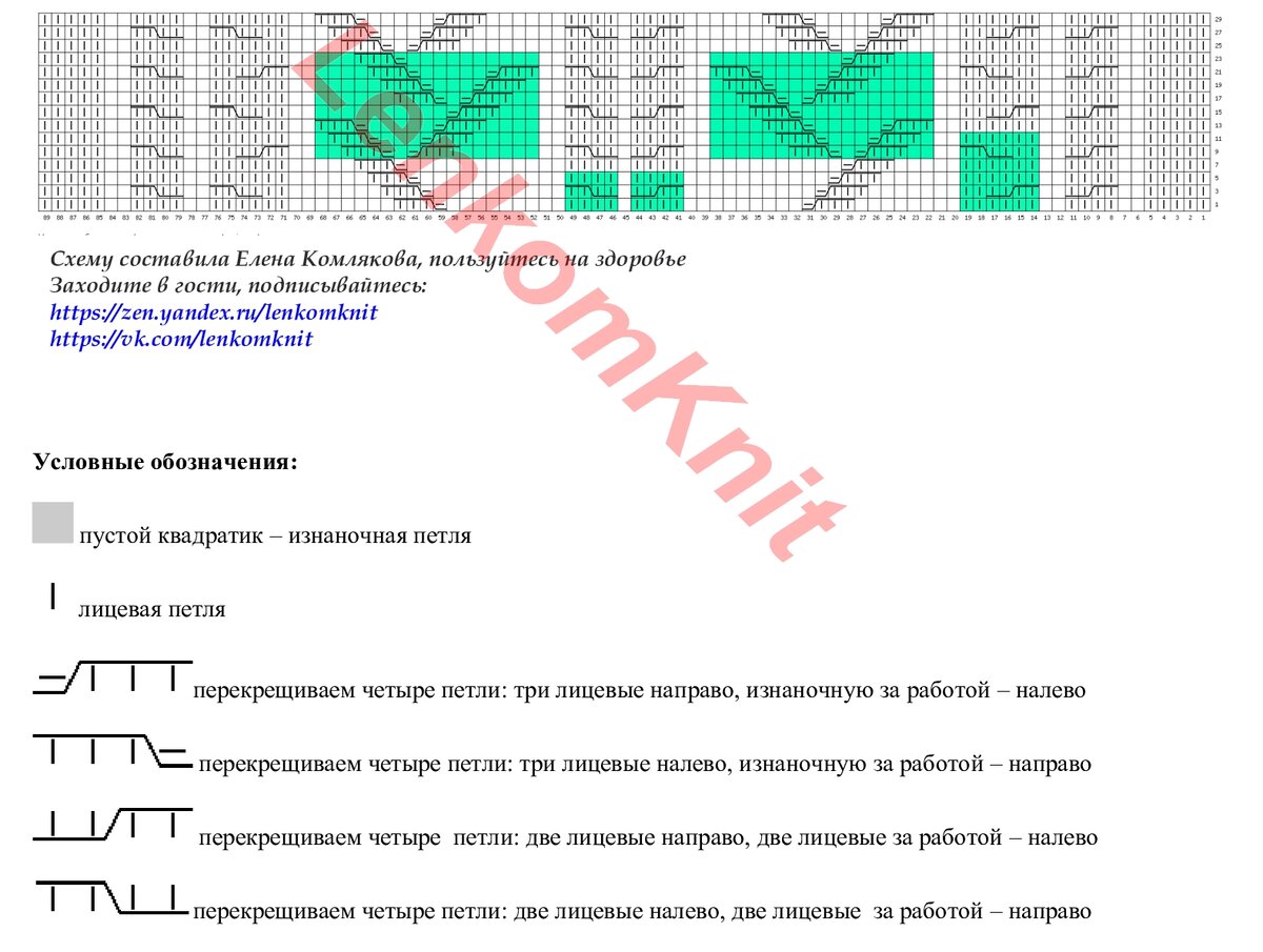 Lenkomknit вязание спицами для женщин с описанием и схемами