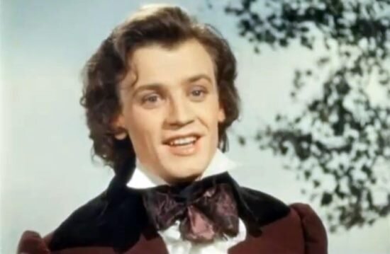 Роль Ленского в фильме "Евгений Онегин".