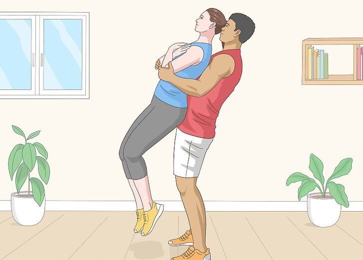 Вас "схватят" сзади