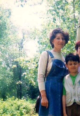 Фото из альбома автора. Я и сын. Первые числа июня 1998 года