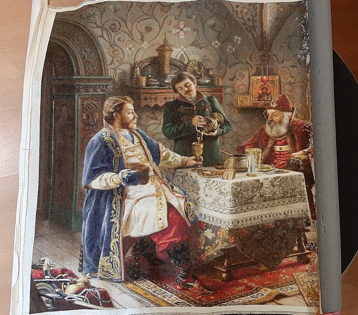 "Дорогой Гость" - процесс вышивки - 27.10.2022 - 80% - 325 000 стежков