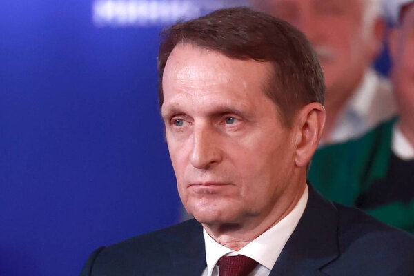 Директор Службы внешней разведки РФ Сергей Нарышкин. Фото © ТАСС / Сергей Фадеичев