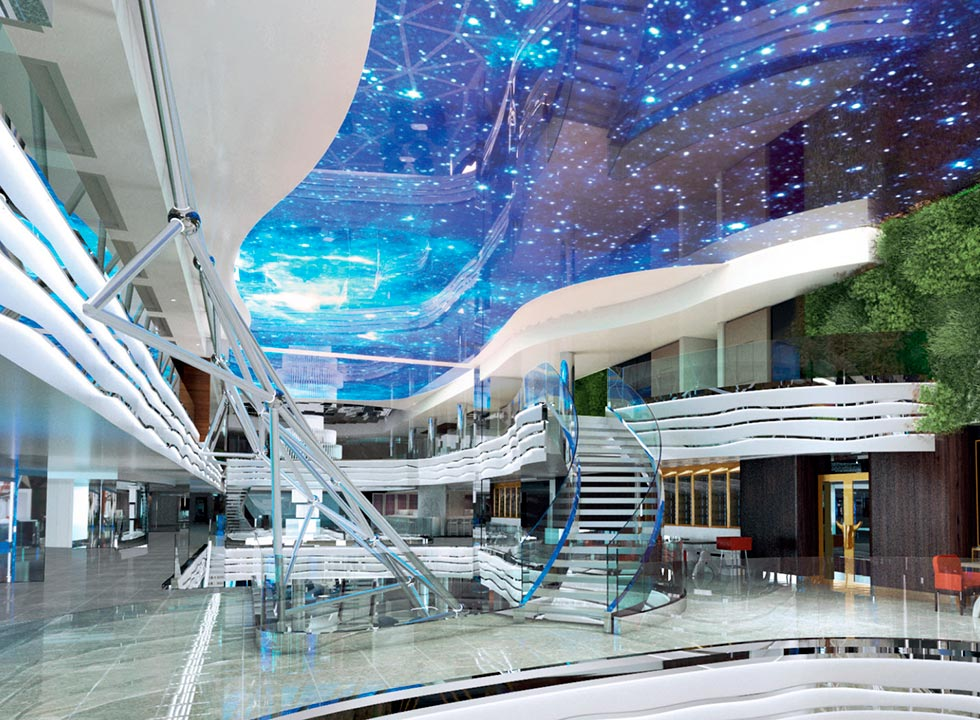 22 палубы и 33 ресторана. В Катаре представили новейший лайнер-отель для ЧМ-2022