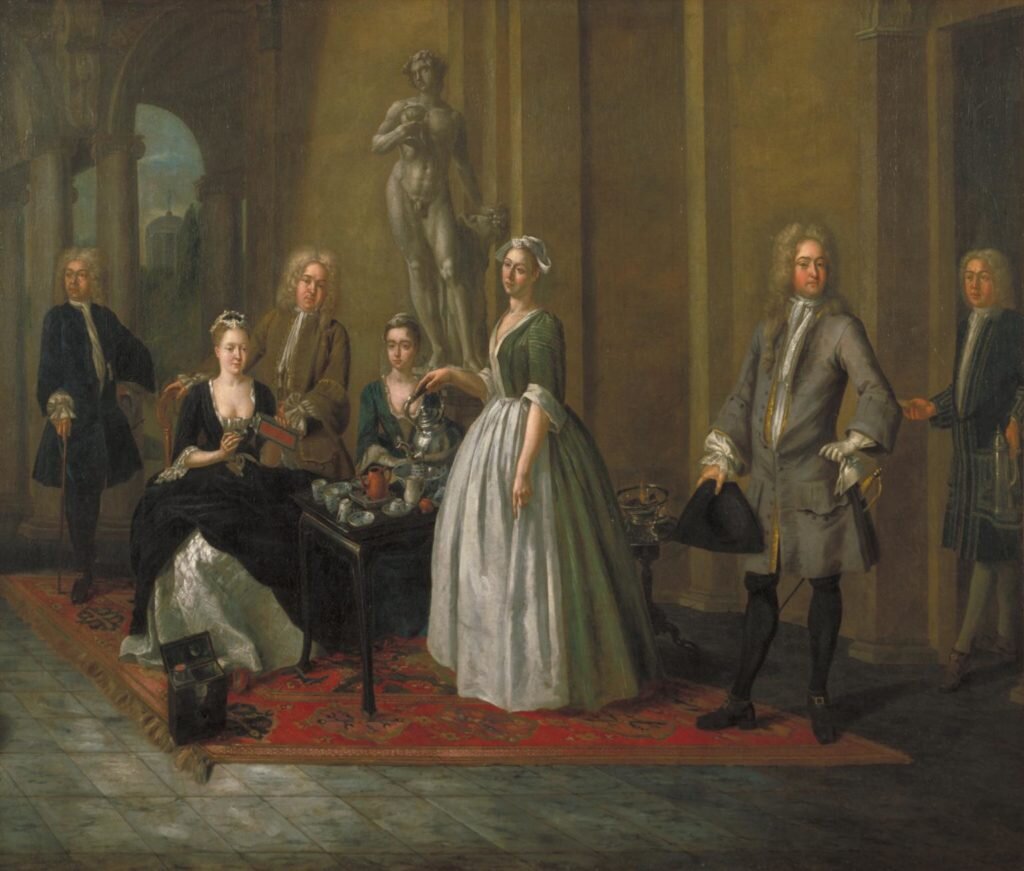 An English Family at Tea c.1720 Joseph Van Aken c.1699-1749 Presented by Lionel A. Crichton through the Art Fund 1930. www.tate.org.uk